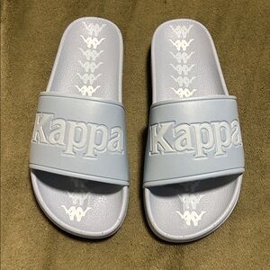 Women’s size 7 Kappa Light Blue Slides